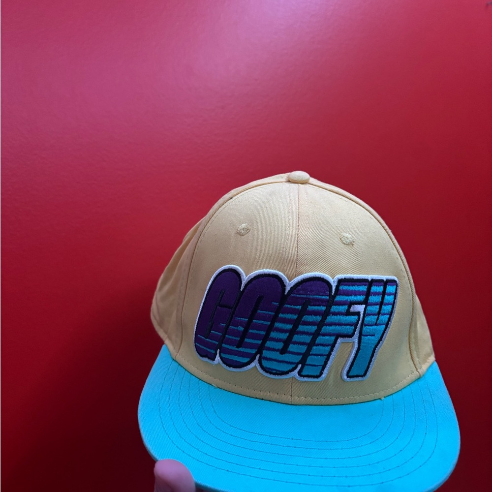 Yellow and Blue Goofy Cap